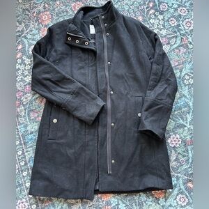 Lucky Brand Women’s Black Wool Coat